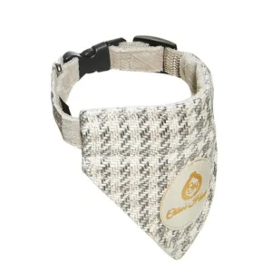 CH Berlin kendős nyakörv ekrü kutya kendő