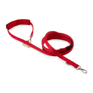 CH Dakar hosszú piros - fekete póráz