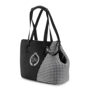 CH-Porto kutyatáska fekete utazótáska kutyáknak