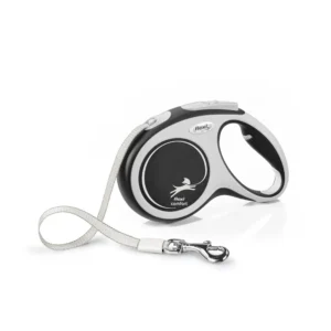 Flexi New Comfort szalagos automata póráz 5m fekete