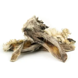 SANA Szárított szőrös nyúlfül kutyáknak - termék kinézete