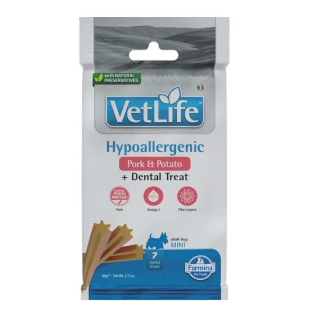 vet-life-dog-fogtisztito-hypo-pork-potato-mini-60g Vet Life Dog Fogtisztító Hypo Pork&Potato Mini 60g