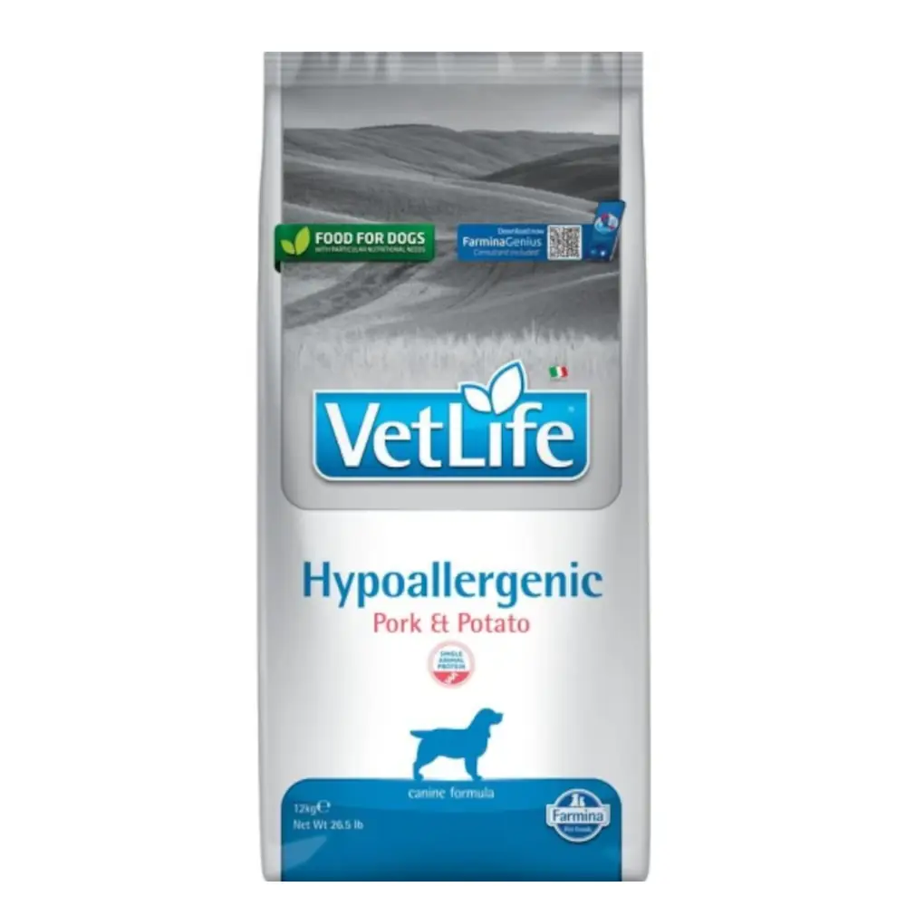 vet-life-dog-hypoallergenic-pork-potato-kutyatap-12kg Vet Life Dog Hypoallergenic Pork & Potato kutyatáp 12kg