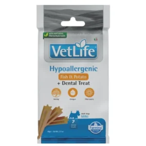 Vet Life Fogtisztító Hypo Fish&Potato Mini 60g