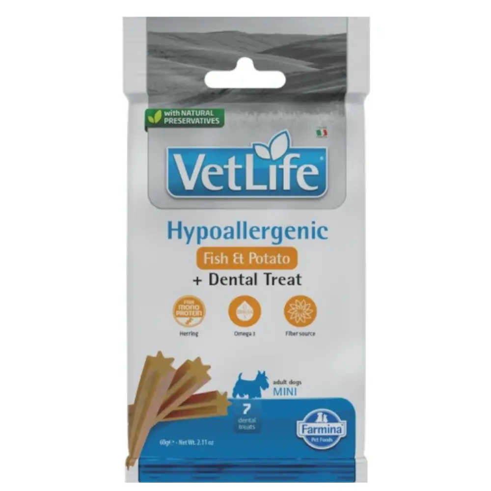 vet-life-fogtisztito-hypo-fish-potato-mini-60g Vet Life Fogtisztító Hypo Fish&Potato Mini 60g