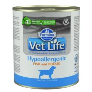 Vet Life Hipoallergén konzerv Fish & Potato 300g