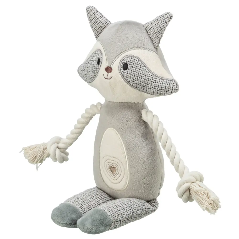 trixie-jatek-mosomedve-pluss-kotel-33cm Trixie Játék Mosómedve plüss/kötél 33cm