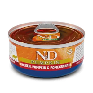 N&D Cat konzerv Csirke, Sütőtök&Gránátalma 70g