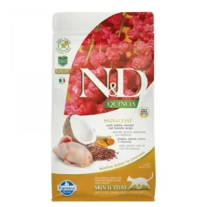 N&D Quinoa Cat Skin & Coat Fürj 1,5kg