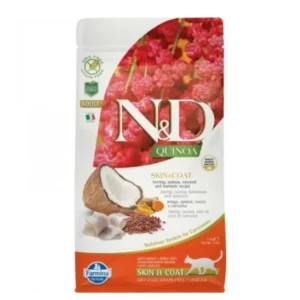N&D Quinoa Cat Skin & Coat Hering 1,5kg