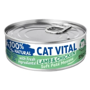 Cat Vital konzerv krémes macska pástétom báránnyal és csirkével felnőtt macskáknak 85g