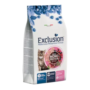 Exclusion Mediterraneo Cat Kitten csirke-gránátalma kölyök macskatáp 12kg