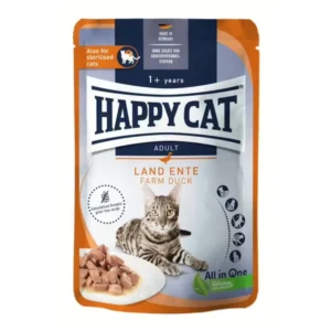 Happy Cat Pouch Szósz Culinary Kacsa alutasakos eledel macskaknak 85g
