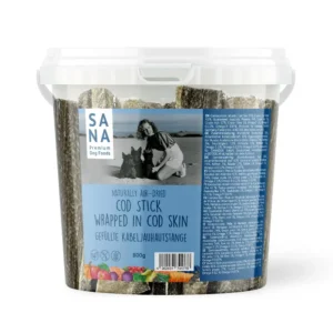 SANA Töltött tőkehalbőr rúd 800g