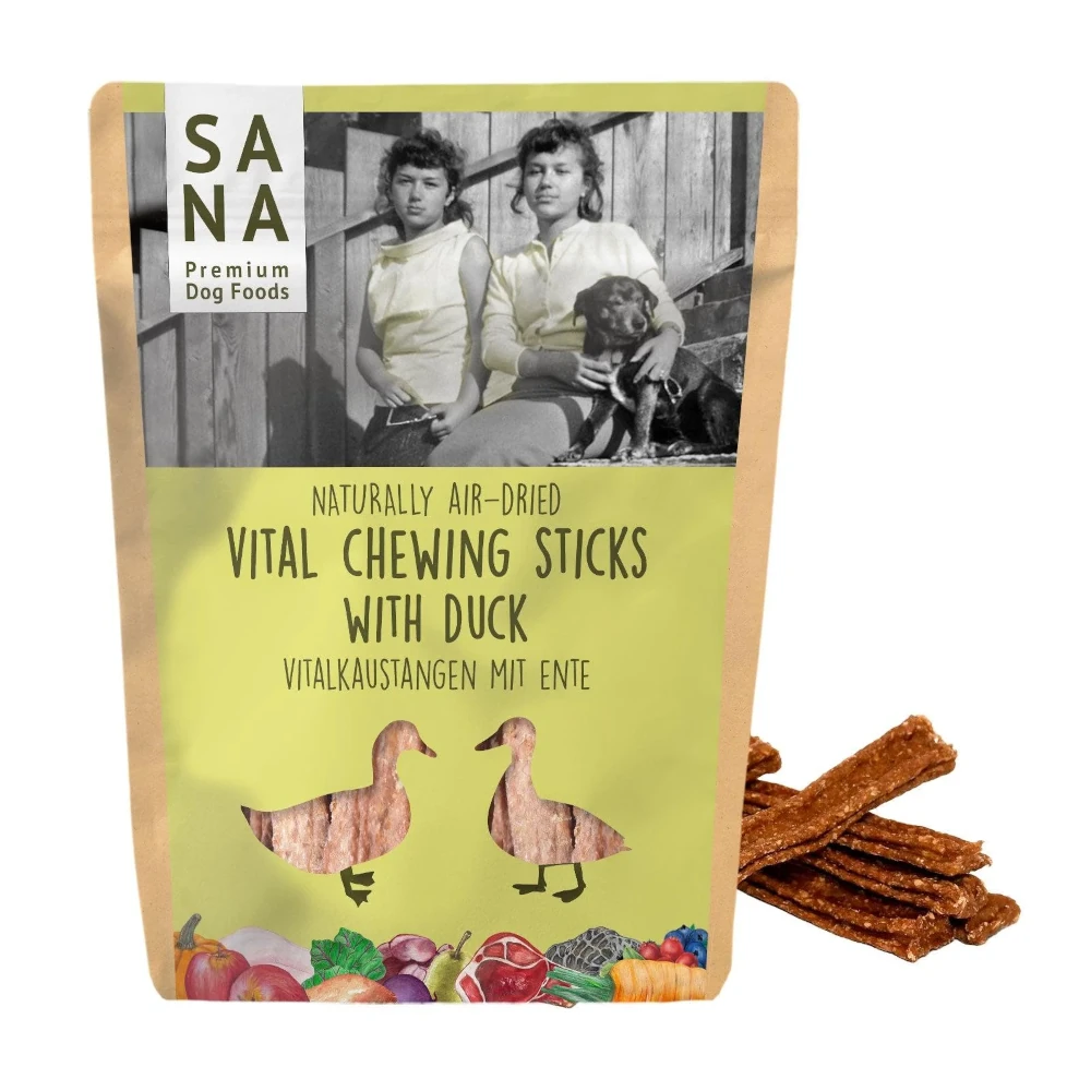 sana-vital-fogtisztito-sticks-marha-kacsaval-150g SANA Vital Fogtisztító Sticks marha kacsaval 150g